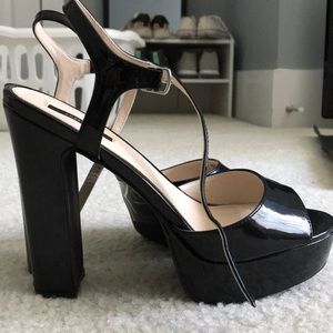 Black heels